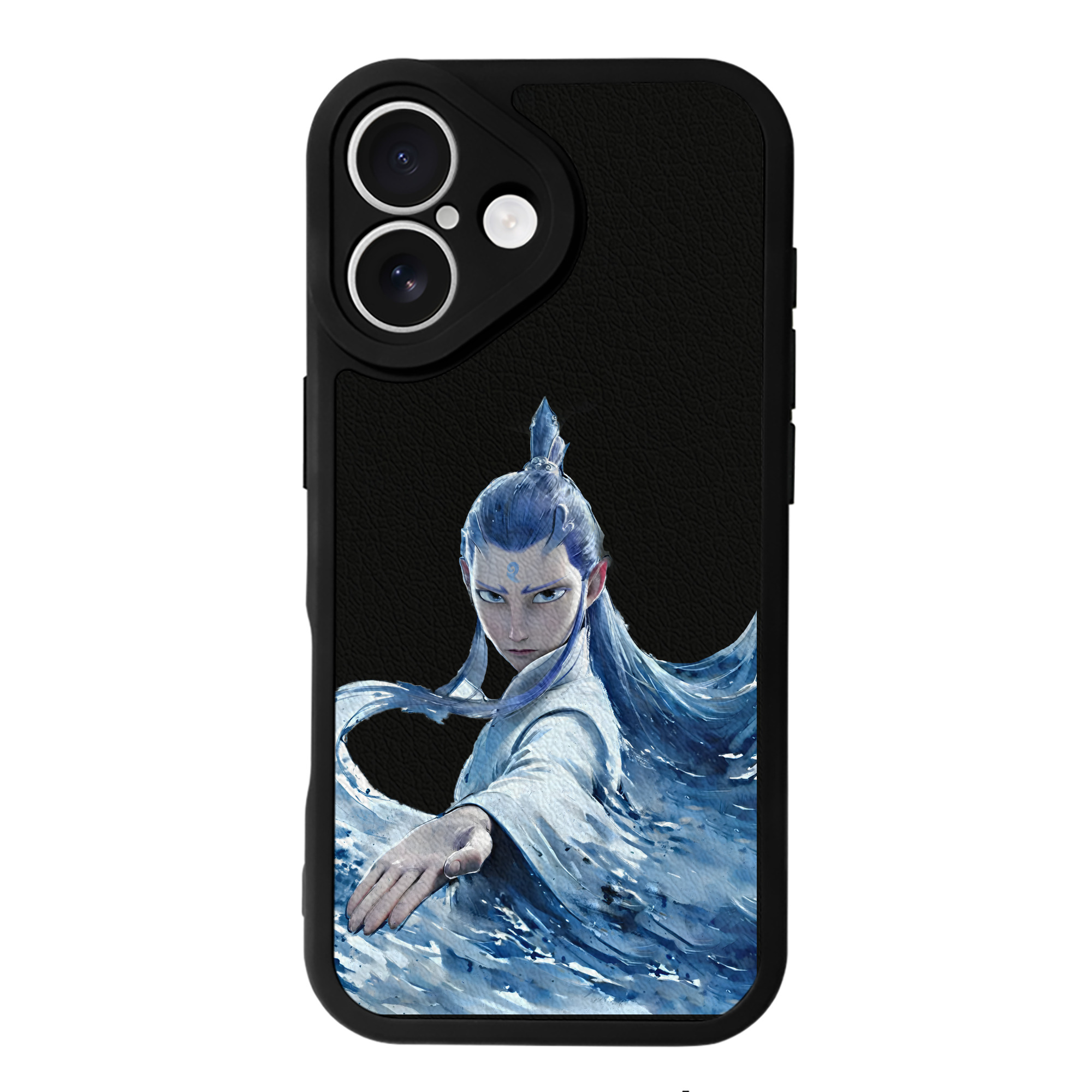 （画像用） Ne Zha 2 ナタ 魔童の大暴れ 【iPhone 16シリーズ対応】シリコンスマホケース（レザー調） 材質：シリコン
